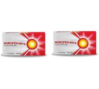 Nurofen 400 mg Ibuprofene Antidolorifico BIPACCO 12 + 12 Compresse Rivestite