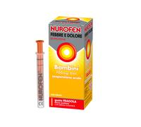 Nurofen Febbre e Dolore Bambini 100 mg/5 ml Ibuprofene Sospensione Orale Fragola 150 ml