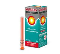 Nurofen Febbre e Dolore Bambini - Sospensione orale alla fragola per la febbre e il dolore, 100 ml