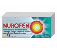 Nurofen Influenza E Raffreddore 200mg + 30mg 12 Compresse Rivestite