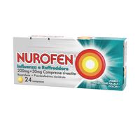 Nurofen Influenza e Raffreddore 200 mg + 30 mg 24 Compresse Rivestite