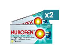 Nurofen influenza e raffreddore ibuprofene bipacco 2x24 compresse