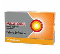 Nurofenbaby Supposte 60mg Ibuprofene Febbre e Dolore, 10 Supposte