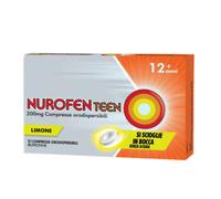 Nurofenteen 200 Mg Compresse Orodispersibili 12 Compresse Orodispersibili Limone In Blister Pvc/Al/Poliamide/Al