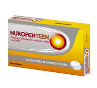 Nurofenteen 200 Mg Compresse Orodispersibili 12 Compresse Orodispersibili Limone In Blister Pvc/Al/Poliamide/Al