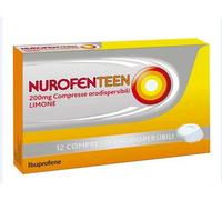 Nurofenteen 200 Mg Compresse Orodispersibili 12 Compresse Orodispersibili Limone In Blister Pvc/Al/Poliamide/Al