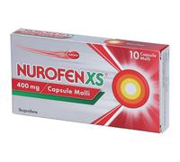 NurofenXS 400mg 10 Capsule Molli Per Mal di Testa Dolori Ai Denti e Mu