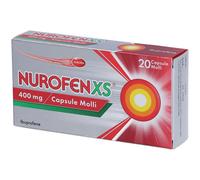 NurofenXS 400mg 20 Capsule Molli Per Mal di Testa Dolori Ai Denti e Mu