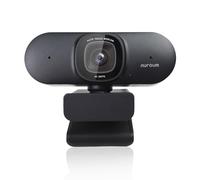 Nuroum V32-AF Webcam 4K 8MP 1080P/60fps, 1440P/30fps per Streaming Sony CMOS con Messa a Fuoco Automatica, Doppio Microfono a Cancellazione di Rumore/Incorniciatura Automatica, Videocamera PlugPlay