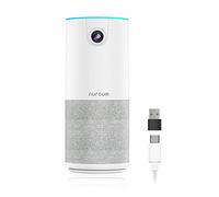 NUROUM Webcam per conferenze C10 con microfono altoparlante, design portatile all-in-1, fotocamera 1080p 90° per videoconferenza, pickup vocale da 3 m, cancellazione del rumore AI, plug & play USB per