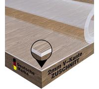 NURPELLE - Tovaglia Trasparente Impermeabile 2mm, Pellicola Plastica Protettiva Lavabile per Tavolo 110x280 cm