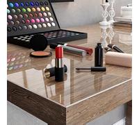 NURPELLE - Tovaglia Trasparente Impermeabile 2mm, Pellicola Plastica Protettiva Lavabile per Tavolo 40x90 cm