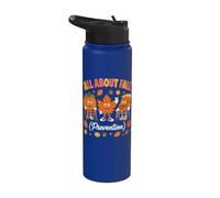 Nurse All About Fall Prevention Fall Physical Therapy PT OT Stainless Steel Insulated Water Bottle
