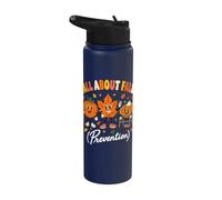 Nurse All About Fall Prevention Fall Physical Therapy PT OT Stainless Steel Insulated Water Bottle