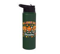 Nurse All About Fall Prevention Fall Physical Therapy PT OT Stainless Steel Insulated Water Bottle