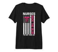 Nurse Back The Blue I've Got Your Six American Flag Maglietta Premium
