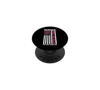 Nurse Back The Blue I've Got Your Six American Flag PopSockets PopGrip Adesivo