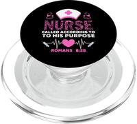 Nurse Called According To His Purpose PopSockets PopGrip per MagSafe