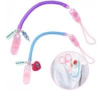 Nurse is Love 2 pezzi Porta Forbici Infermiere Retrattile con Molla Retrattile in Silicone e Pezzi Clip. Accesso Facile, Forbici Sicure con Moschettone per Non Dimenticare | Accessori per Infermieri