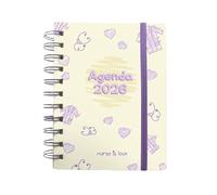 Nurse is Love Agenda 2025 2026-16 Mesi per infermieri e studenti con disegni, notebook pianificatore settimanale, mensile e motivazione quotidiana | Regalo per infermieri, medici e TCAE - VEIGE