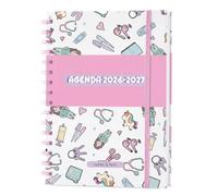 Nurse is Love Agenda 2026 2027 per Infermieri e Operatori Sanitari - Planner Settimanale 16 Mesi (Set. 2026-Dic. 2027) con Turnario, Scale e Calendario - Design Unicorni - Interno in Italiano