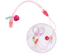 Nurse Is Love Porta Forbici Infermiere & OSS ROSSO con Molla Retrattile In Silicone E Pezzi Clip | Combina con Forbice Mediche, Kit Pronto Soccorso & Organizer | Accessori Per Infermieri - Regali