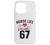 Nurse Life at Level 67 Funny Medical Student 67 Meme Custodia per iPhone 14 Pro Max