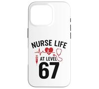 Nurse Life at Level 67 Funny Medical Student 67 Meme Custodia per iPhone 16 Pro