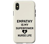Nurse Life Healthcare - L'empatia è il mio superpotere Custodia per iPhone X/XS