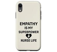 Nurse Life Healthcare - L'empatia è il mio superpotere Custodia per iPhone XR