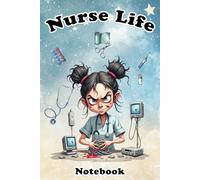 Nurse Life: Notebook for Nurses: Nurse notebook with 110 graph paper pages, table of contents, personal information page and important contacts - ... nursing students and healthcare workers