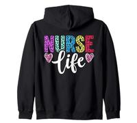 Nurse Life, per Le Donne | CNA, LPN, RN | Assistenza Sanitaria, Infermiera Felpa con Cappuccio