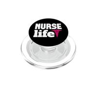 Nurse Life Proud Nurses Funny Nursing For Women Men PopSockets PopGrip per MagSafe