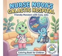 Nurse Nova’s Galactic Hospital: Friendly Monsters with Cozy Jobs: A Children’s Coloring Book