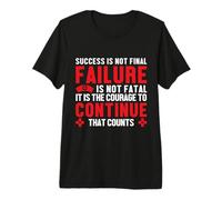 Nurse Success Is Not Final Failure Funny Nursing Nurses Maglietta Premium