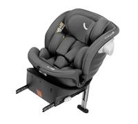 Nurse Titane Silla de Coche i-Size 40-150 cm, 360º, ISOFIX y Pata de Apoyo, A Contramarcha y Cara Marcha, Protección Lateral, Gris