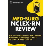 Nurseedu Med-Surg NCLEX-RN Review (Tascabile)