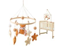 Nursery Mobiles Calming - Sleep Aid Toy with Stars and Bird Design Use