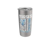 Nurses Back The Blue I've Got Your Six - Nurse Show Support Bicchiere termico in acciaio inox doppia parete