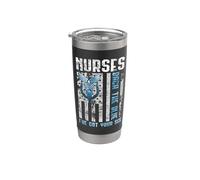 Nurses Back The Blue I've Got Your Six - Nurse Show Support Bicchiere termico in acciaio inox doppia parete