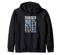 Nurses Back The Blue I've Got Your Six - Nurse Show Support Felpa con Cappuccio