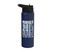 Nurses Back The Blue I've Got Your Six - Nurse Show Support Stainless Steel Insulated Water Bottle