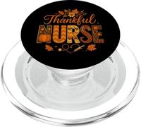 Nurses ER ICU RN Fall Autumn Thanksgiving Thankful Nurse PopSockets PopGrip per MagSafe
