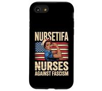 Nursetifa - Bandiera infermiera nera contro il fascismo, resiste a nessun re Custodia per iPhone SE (2020) / 7/8