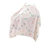 Nursing Cover, Privacy Cloak, Cotton Breastfeeding Breathable Fabric With Adjustable Neck Strap, No-Drill Wall Mount For Shopping, Walking & Travel 98x70cm