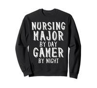 Nursing Major By Day Gamer By Night Gift for Gaming Nurses Felpa