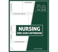 Nursing Med-Surg Notebook: A Blank Template And Note Guide for Nursing Students