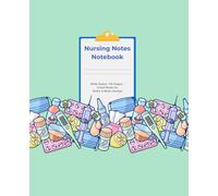 Nursing Notes Notebook: Wide Ruled • 110 Pages • Lined Notes for Notes & Brain Dumps