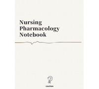 Nursing Pharmacology Notebook: Blank Medication Template: Help Nursing School Students to Study & Memorize|Include Useful Abbreviations|150 pages|Simple & Textured style