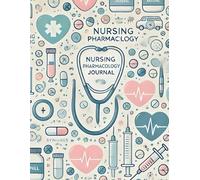 Nursing Pharmacology Notebook for Nursing Students, 199 Pages, Standard Colour